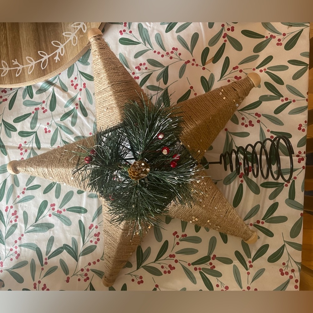 Jute Star Tree Topper